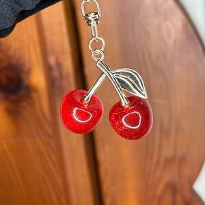 Red Cherry Keychain - Small